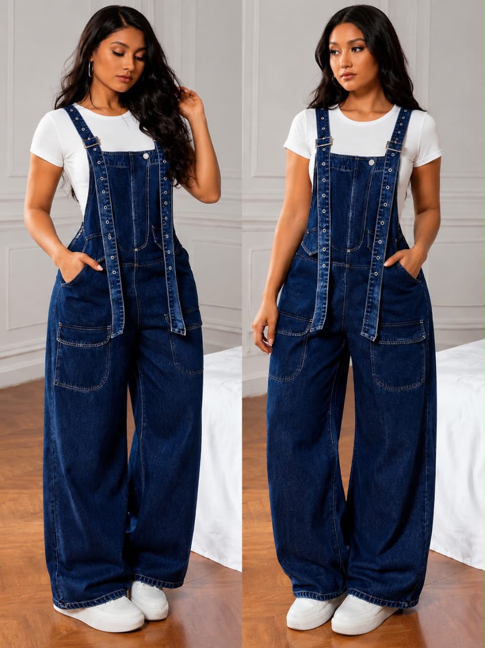 Denim dungarees 