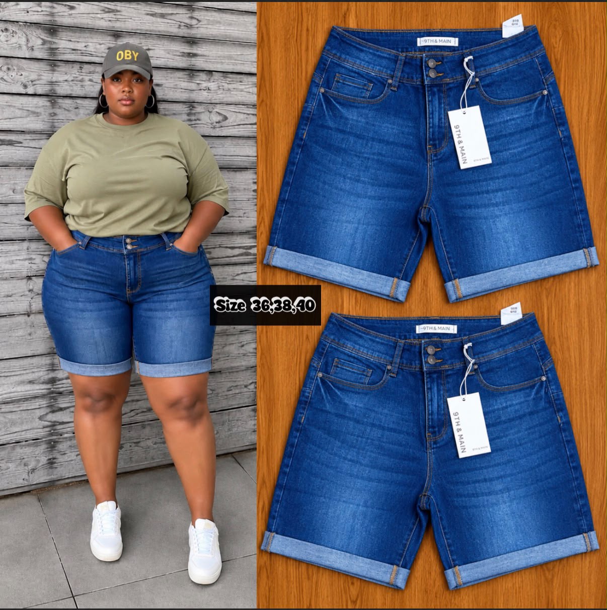 Denim shorts 