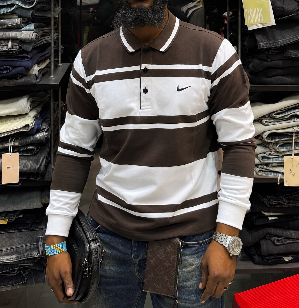 Long sleeve golf T-shirt 